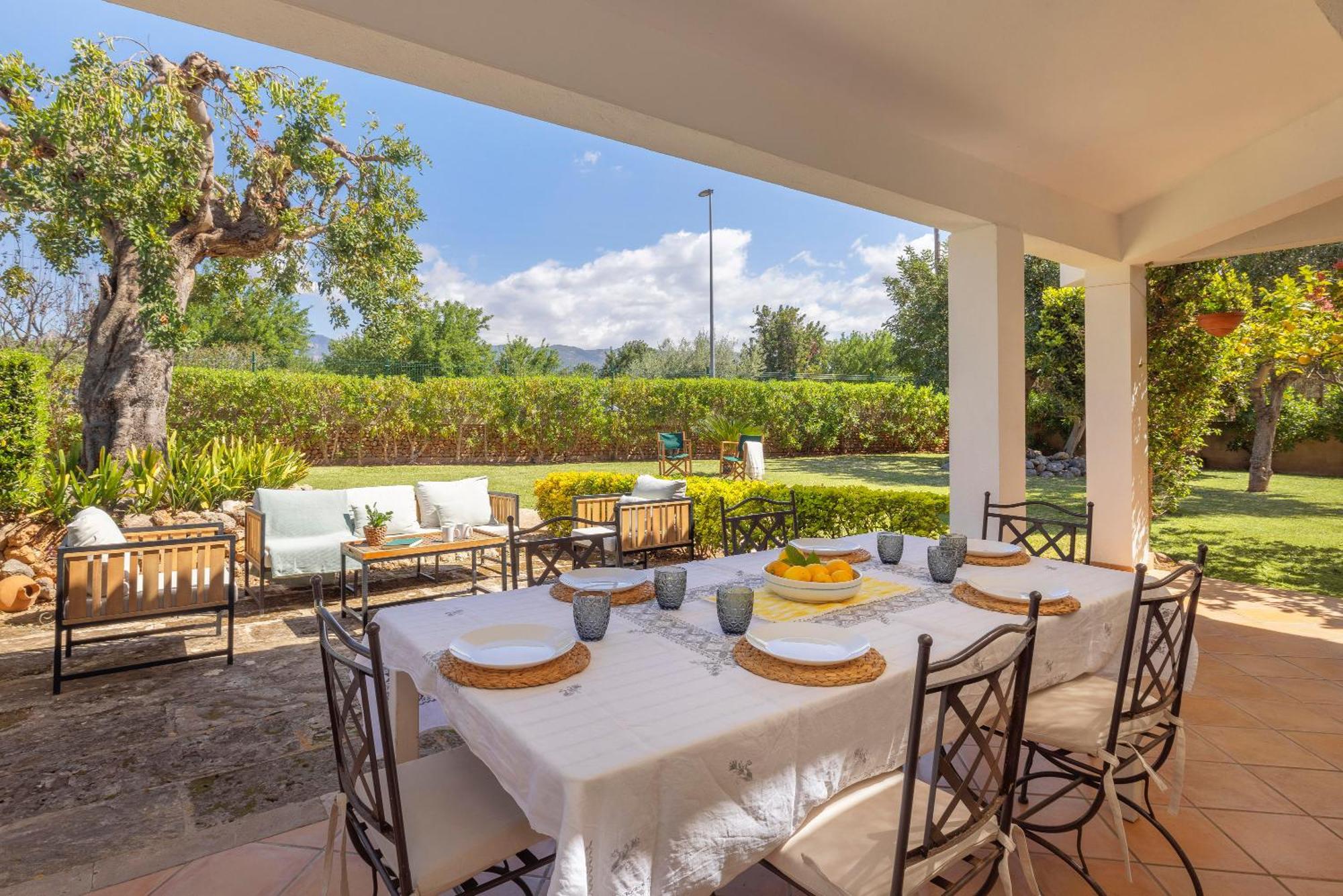 Ideal House For Two Families With Pool And Barbecue Plamanyola المظهر الخارجي الصورة